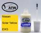 Preview: Nissan, Solar Yellow, EW3: 20ml Lackstift, von ATW Autoteile West.